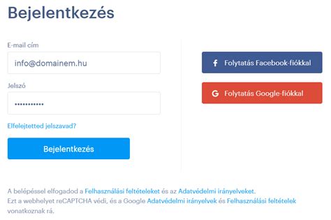 Bejelentkezés a fiókodba .